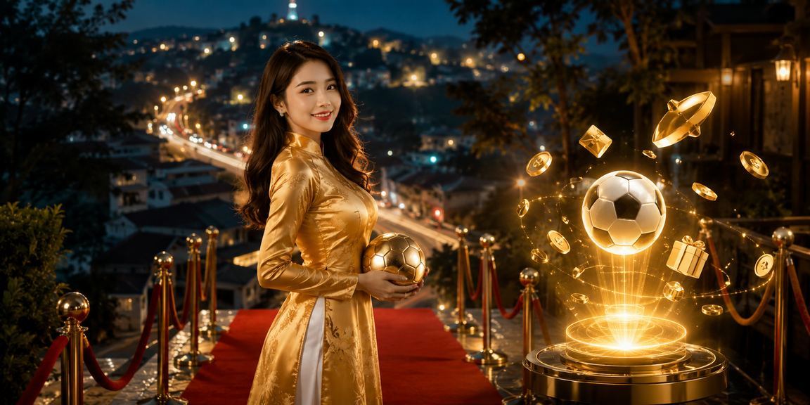 Phụ nữ mặc áo dài Đà Lạt xem thông tin tỷ lệ kèo cá cược bóng đá trực tuyến