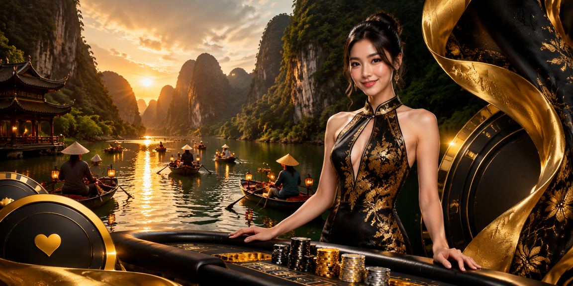 Người dùng tại Ninh Bình kiểm tra thông tin cá cược thể thao trên điện thoại với áo dài truyền thống