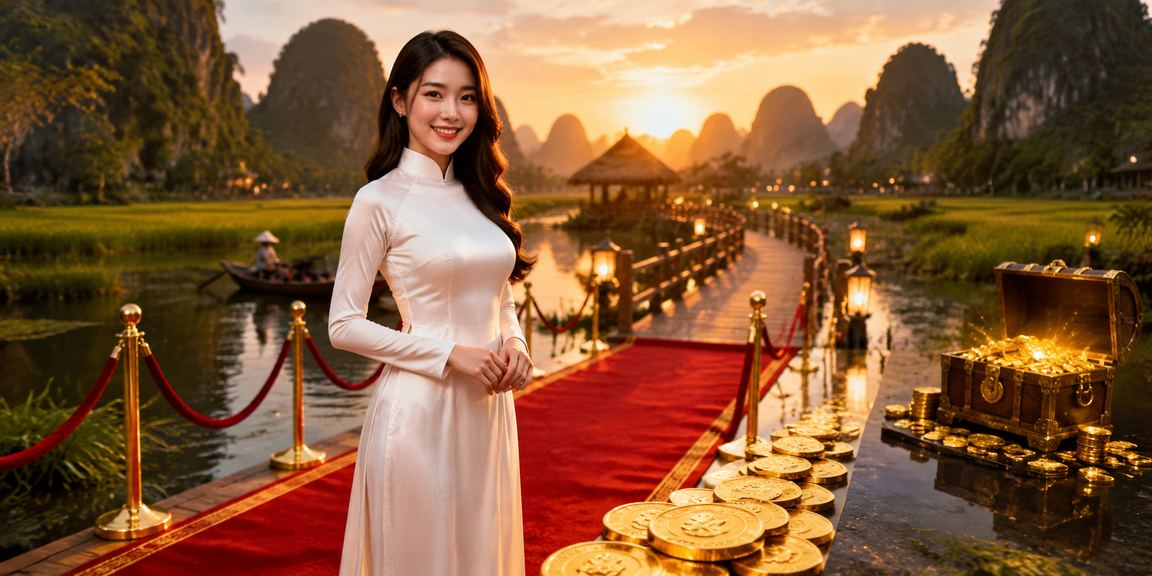 Người dùng tại Ninh Bình mặc áo dài theo dõi cá cược bóng đá và kiểm tra giao dịch tài khoản VIP