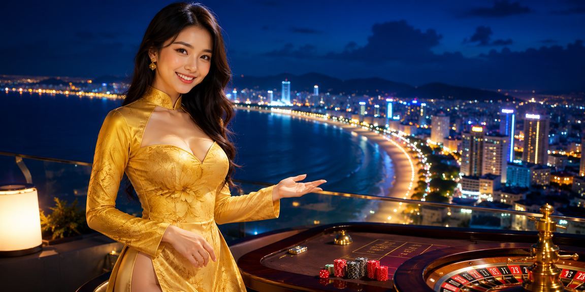Người dùng tại Quy Nhơn mặc áo dài sử dụng ứng dụng casino và thể thao xs3mie trên điện thoại